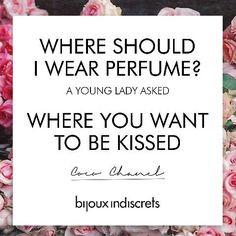 Coco Chanel Perfume Quotes Where should i wear perfume?