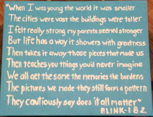 Blink-182 quote