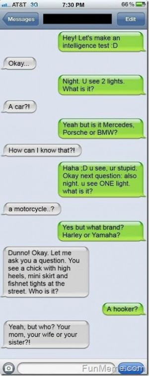 LOL! Funny Text Conversation
