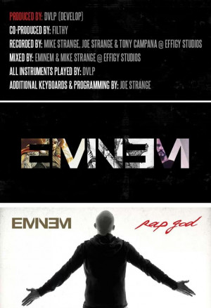 Текст нового трека Эминема — «Rap God»