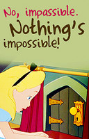 Classic Disney Alice in wonderland quotes.