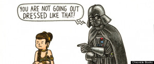 ... How The Sith Lord Would Have Parented A Young Princess Leia (PHOTOS