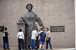 sojourner truth monument the 12 foot high sculpture of sojourner truth ...