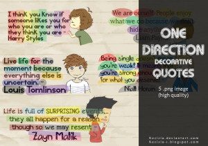 One Direction Decorative Quotes by kezizia