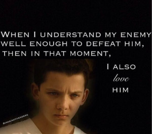 enders game quote. I LOVE THIS QUOTE!!!