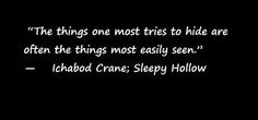 Ichabod Crane quote from the TV Show 
