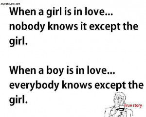 Difference between boy and girl in Love true story