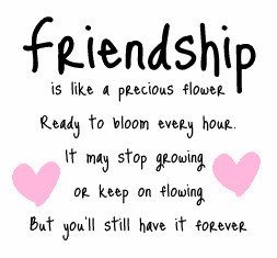 ... > Friendship Quotes > friendship is like precious flower Graphic