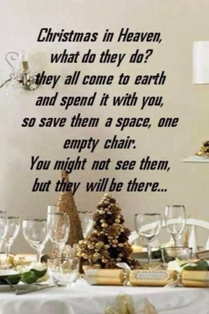 Christmas in Heaven, what do they do?