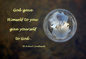 God gave Himself to you :