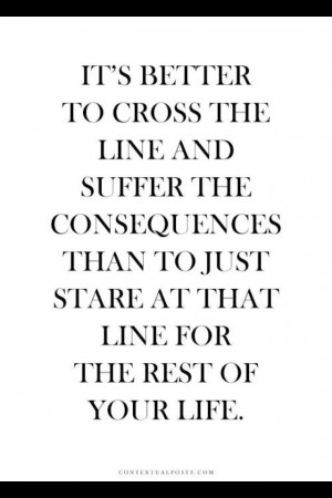 Cross the line
