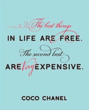 Love this quote from coco chanel
