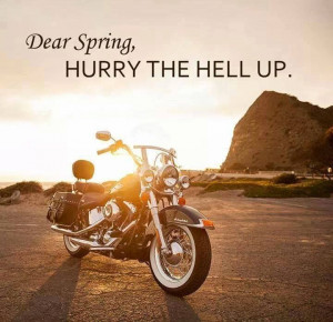 Hurry up spring...