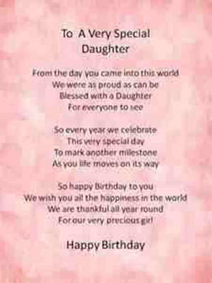 birthday wish poem for daughter birthday wish poem birthday wish