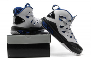 Jordan Melo M9 Carmelo Anthony IX Shoes Black/White/Blue JM9-001