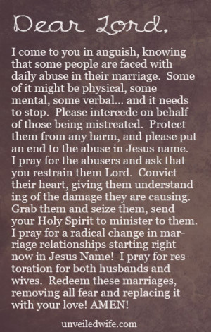 Safe Travel Prayer Prayer: stop abuse in