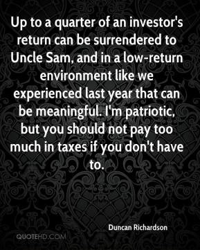 Up to a quarter of an investor's return can be surrendered to Uncle ...