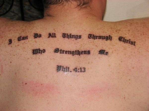 Bible quotes tattoos, bible quote tattoos