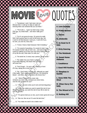 ... Movie Famous Movie Love Quotes Game Famous Love Quotes From Movies
