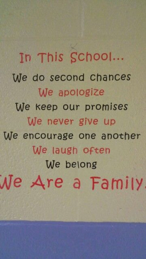 Commitment statement for school