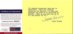 ISAAC-ASIMOV-Science-Fiction-Author-Signed-Card-With-Quote-PSA-DNA-I ...
