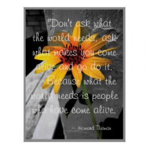 Inspirational Sunflowers Posters & Prints