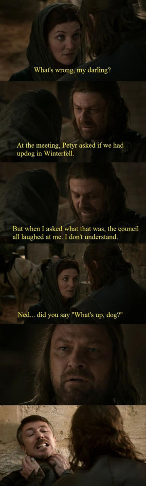 game of thrones, funny whats up dog joke