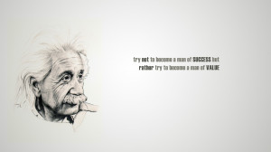 Albert Einstein Success Quotes Texts