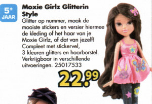 Moxie Girlz Tienerpoppen Jaar Glitterin Style Glitter Nummer