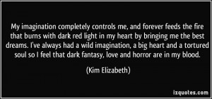 More Kim Elizabeth Quotes