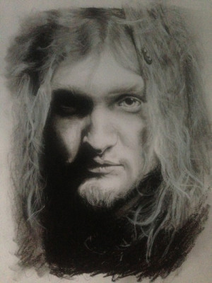 Layne Staley Charcoal Portait