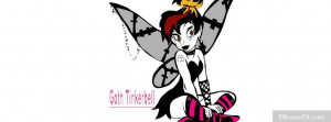 Goth Tinkerbell Disney 12 Facebook Cover
