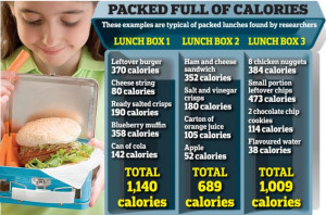 cent of packed lunches were found to be as nutritious as school meals ...
