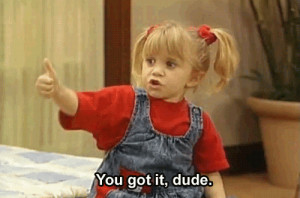 gif funny quote full house michelle you got it dude