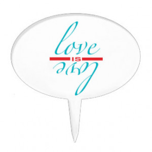 Love Quotes Cake Toppers