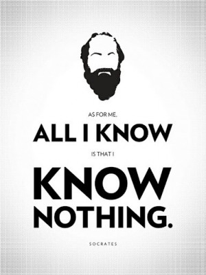 socrates knows nothing