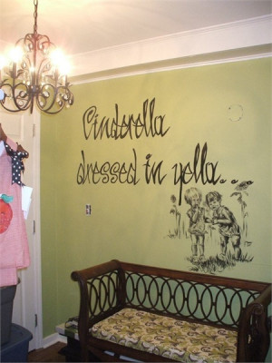 Cinderella, dressed in yella... Children's boutique dressing room ...