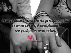 Heart Connects When You Hold Your Lover's Hand