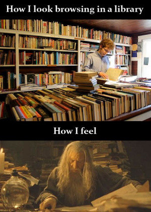 If only we looked as awesome as Gandalf.