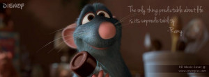 Disney Ratatouille Movie Quotes Facebook Cover Photos