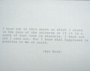 Ayn Rand Quotes Anthem Ayn rand quote hand typed