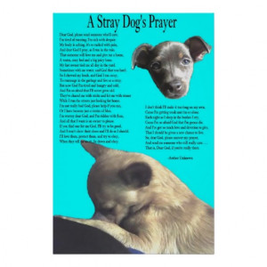 Stray Dog's Prayer Print