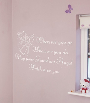 Home / Design Marketplace / Guardian Angel Wall Quote by Nutmeg Wall ...