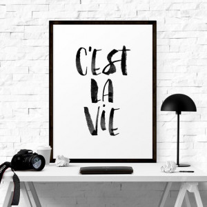 home decor, motivational quote, wall art, wall decor, typography print ...