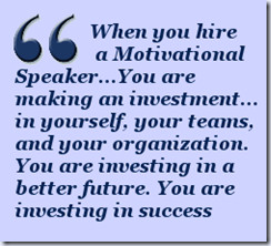 Investment Motivational Speaker Pullquote
