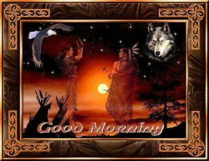 All Graphics » good morning native american
