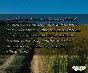 -capitalists and society's losers to denigrate, shame and discredit ...