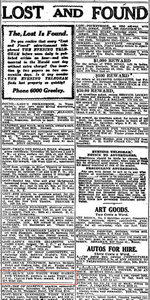 Evening Telegram 11/20/1918