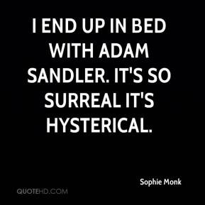 Sophie Monk I end up in bed with Adam Sandler It 39 s so surreal it 39 ...