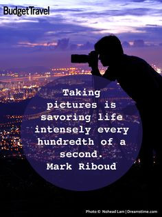 ... quote #travelquote #camera #lens #photography www.budgettravel.com